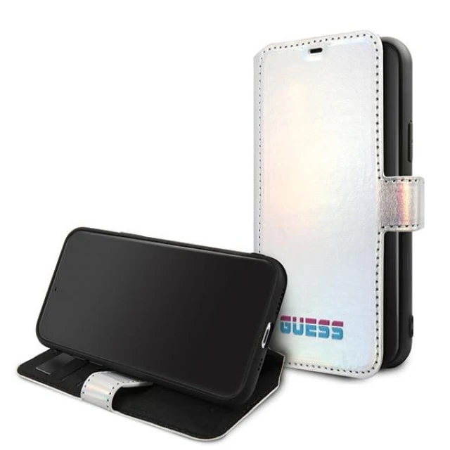 Чехол Guess Iridescent для iPhone 11 Pro Silver (GUFLBKN58BLD)