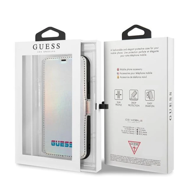 Чехол Guess Iridescent для iPhone 11 Pro Silver (GUFLBKN58BLD)