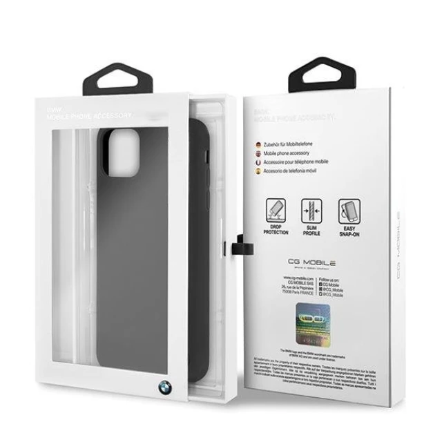 Чохол BMW для iPhone 11 Pro Max Silicone Black (BMHCN65SILBK)
