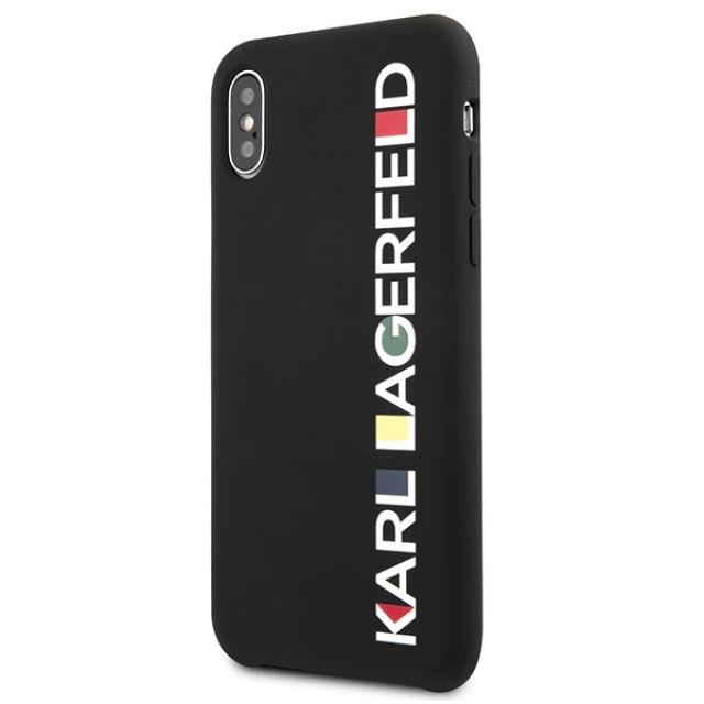Чохол Karl Lagerfeld Glossy Bauhaus для iPhone X | XS Black (KLHCPXBHWHBK)