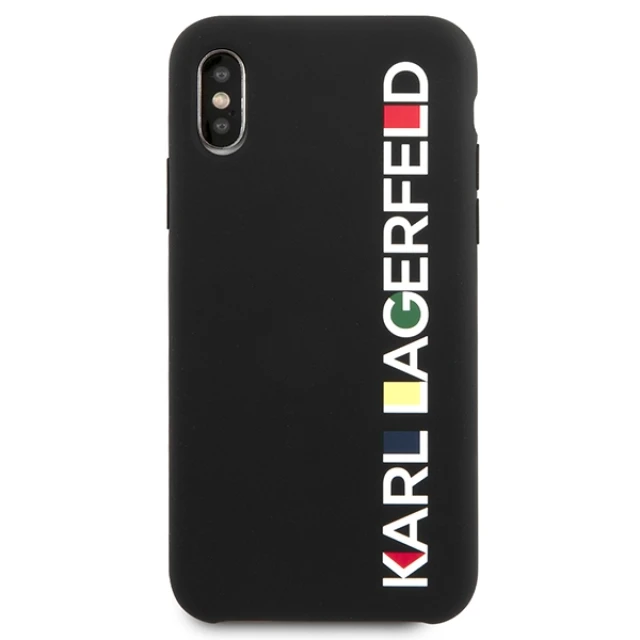 Чохол Karl Lagerfeld Glossy Bauhaus для iPhone X | XS Black (KLHCPXBHWHBK)