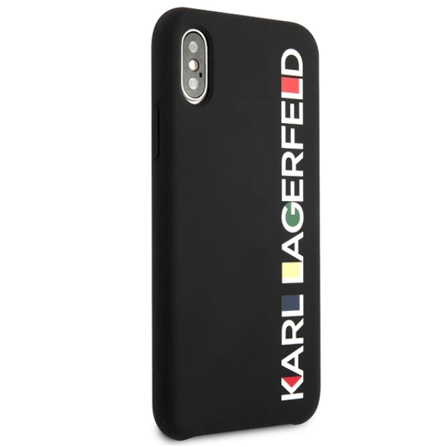 Чохол Karl Lagerfeld Glossy Bauhaus для iPhone X | XS Black (KLHCPXBHWHBK)