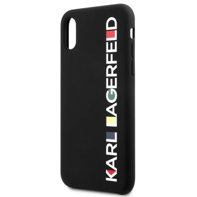 Чохол Karl Lagerfeld Glossy Bauhaus для iPhone X | XS Black (KLHCPXBHWHBK)