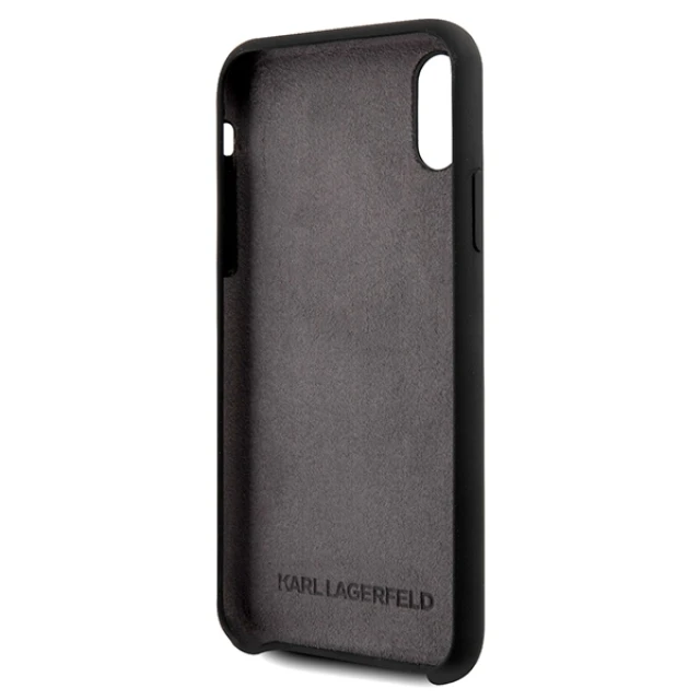Чохол Karl Lagerfeld Glossy Bauhaus для iPhone X | XS Black (KLHCPXBHWHBK)