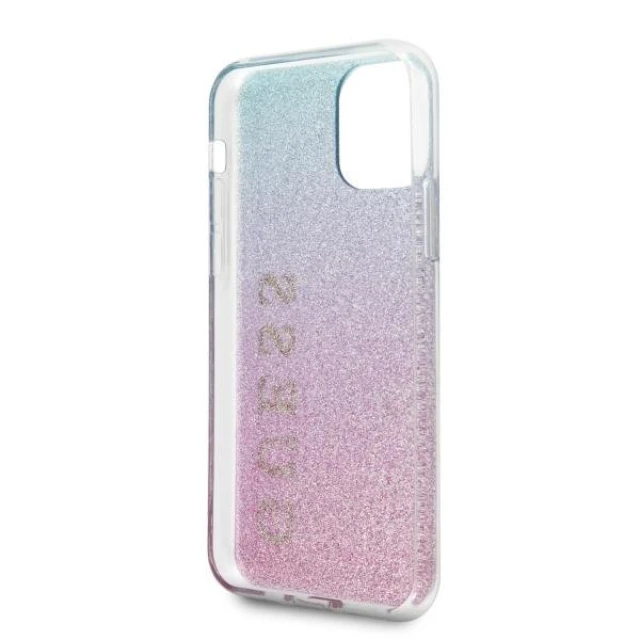 Чохол Guess Glitter Gradient для iPhone 11 Pro Max Pink/Blue (GUHCN65PCUGLPBL)