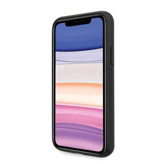 Чехол Guess 4G Stripe Collection для iPhone 11 Grey (GUHCN61G4GLGR)