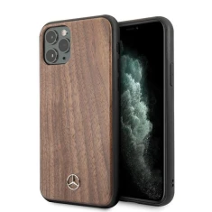 Чохол Mercedes для iPhone 11 Pro Wood Line Walnut (MEHCN58VWOLB)