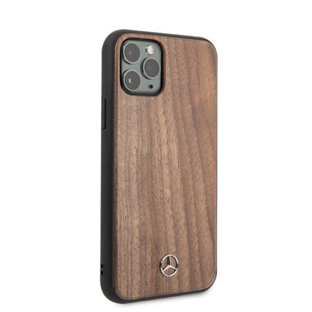 Чохол Mercedes для iPhone 11 Pro Wood Line Walnut (MEHCN58VWOLB)
