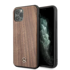 Чохол Mercedes для iPhone 11 Pro Max Wood Line Walnut (MEHCN65VWOLB)
