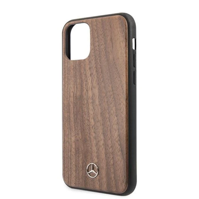 Чохол Mercedes для iPhone 11 Pro Max Wood Line Walnut (MEHCN65VWOLB)