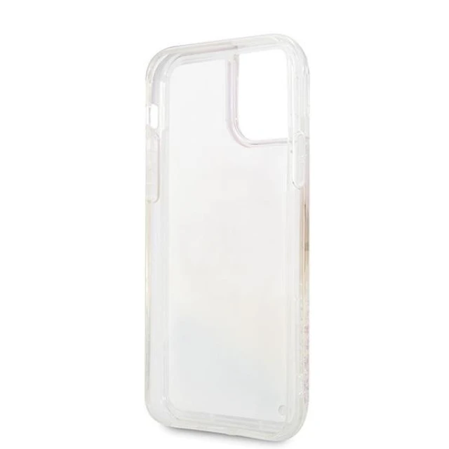 Чехол Guess Gradient Liquid Glitter Circle Logo для iPhone 11 Pro Iridescent (GUHCN58LGIRGP)