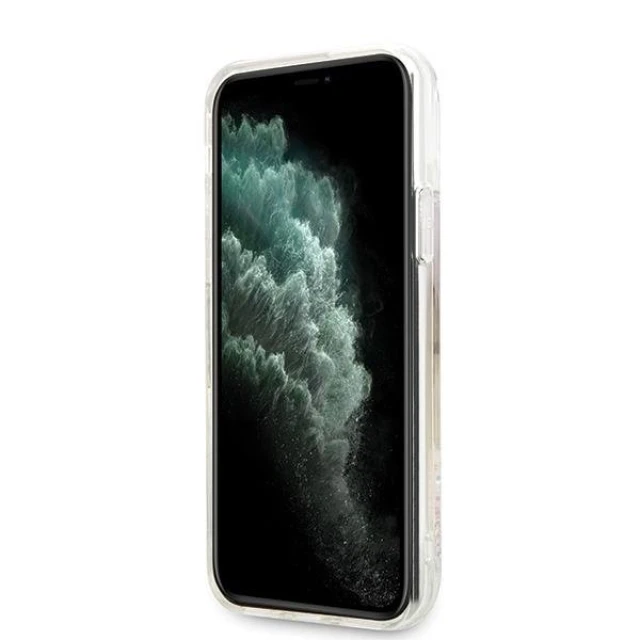 Чехол Guess Gradient Liquid Glitter Circle Logo для iPhone 11 Pro Iridescent (GUHCN58LGIRGP)