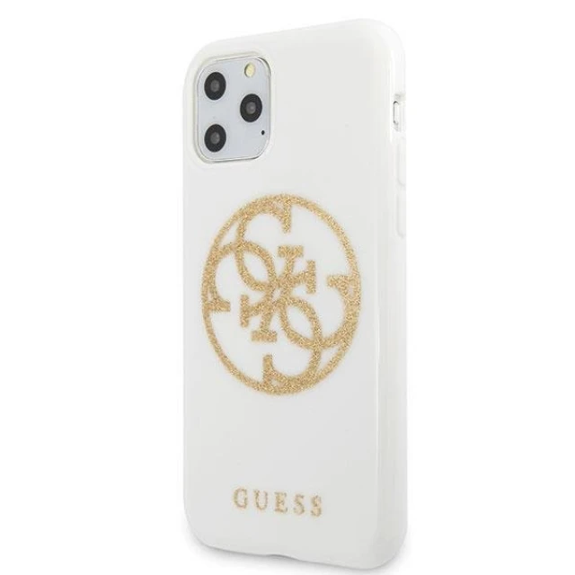 Чохол Guess Circle Logo для iPhone 11 Pro Max White (GUHCN65TPUWHGLG)