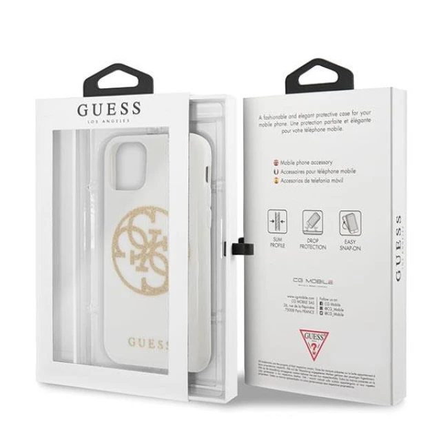 Чохол Guess Circle Logo для iPhone 11 Pro Max White (GUHCN65TPUWHGLG)