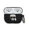 Чохол Karl Lagerfeld Silicone Iconic для AirPods Pro Black (KLACAPSILGLBK)