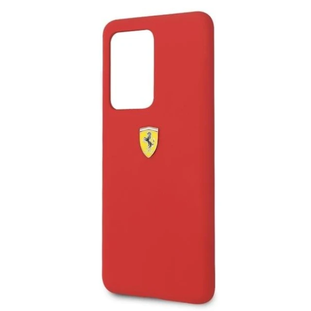 Чохол Ferrari для Samsung Galaxy S20 Ultra G988 Silicone Red (FESSIHCS69RE)