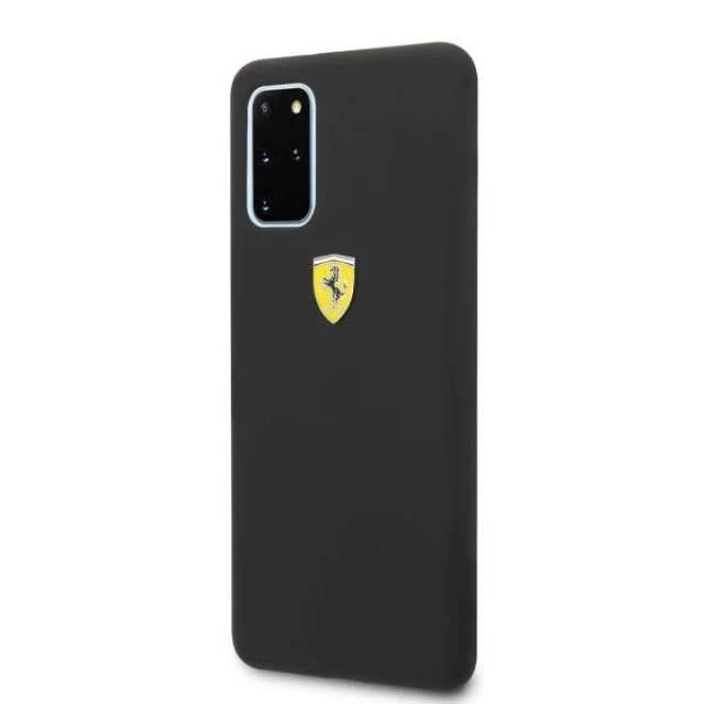 Чохол Ferrari для Samsung Galaxy S20 Plus G985 Silicone Black (FESSIHCS67BK)