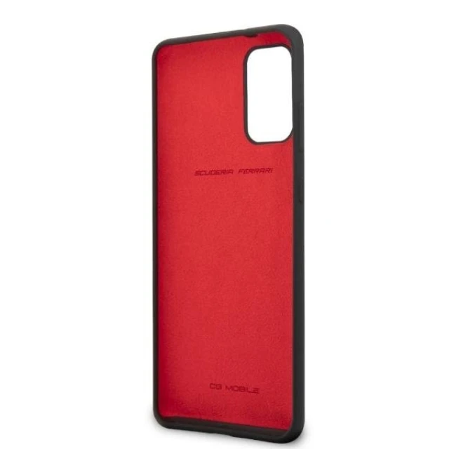 Чохол Ferrari для Samsung Galaxy S20 Plus G985 Silicone Black (FESSIHCS67BK)