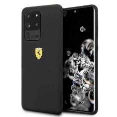 Чохол Ferrari для Samsung Galaxy S20 Ultra G988 Silicone Black (FESSIHCS69BK)