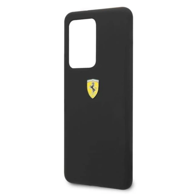 Чохол Ferrari для Samsung Galaxy S20 Ultra G988 Silicone Black (FESSIHCS69BK)
