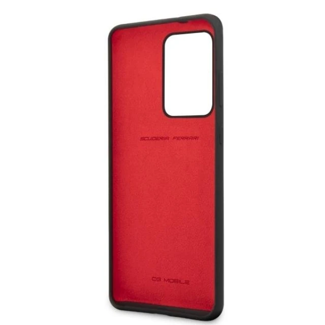 Чохол Ferrari для Samsung Galaxy S20 Ultra G988 Silicone Black (FESSIHCS69BK)