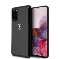 Чохол Ferrari для Samsung Galaxy S20 G980 Carbon Heritage Black (FEHCAHCS62BK)