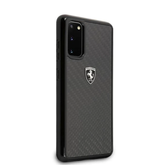 Чохол Ferrari для Samsung Galaxy S20 G980 Carbon Heritage Black (FEHCAHCS62BK)