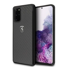 Чохол Ferrari для Samsung Galaxy S20 Plus G985 Carbon Heritage Black (FEHCAHCS67BK)