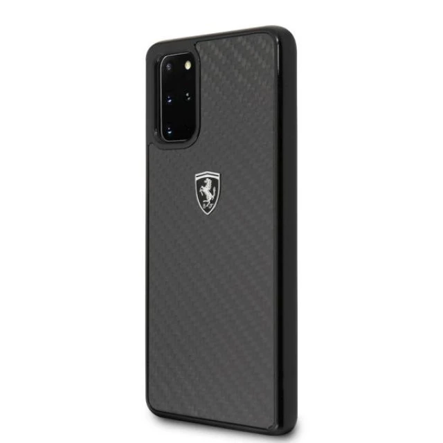 Чохол Ferrari для Samsung Galaxy S20 Plus G985 Carbon Heritage Black (FEHCAHCS67BK)