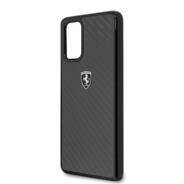 Чохол Ferrari для Samsung Galaxy S20 Plus G985 Carbon Heritage Black (FEHCAHCS67BK)
