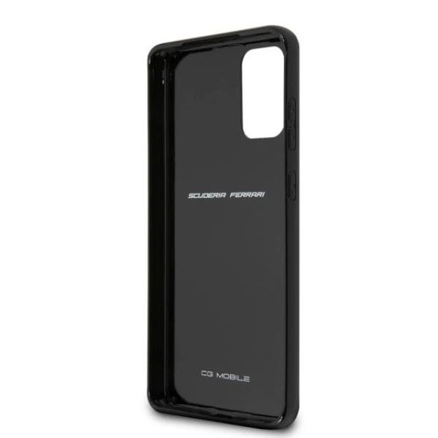 Чохол Ferrari для Samsung Galaxy S20 Plus G985 Carbon Heritage Black (FEHCAHCS67BK)