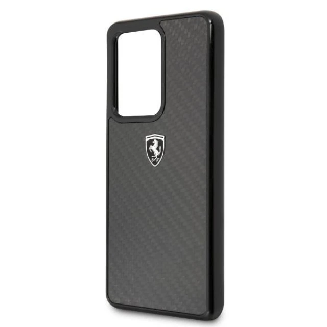 Чохол Ferrari для Samsung Galaxy S20 Ultra G988 Carbon Heritage Black (FEHCAHCS69BK)