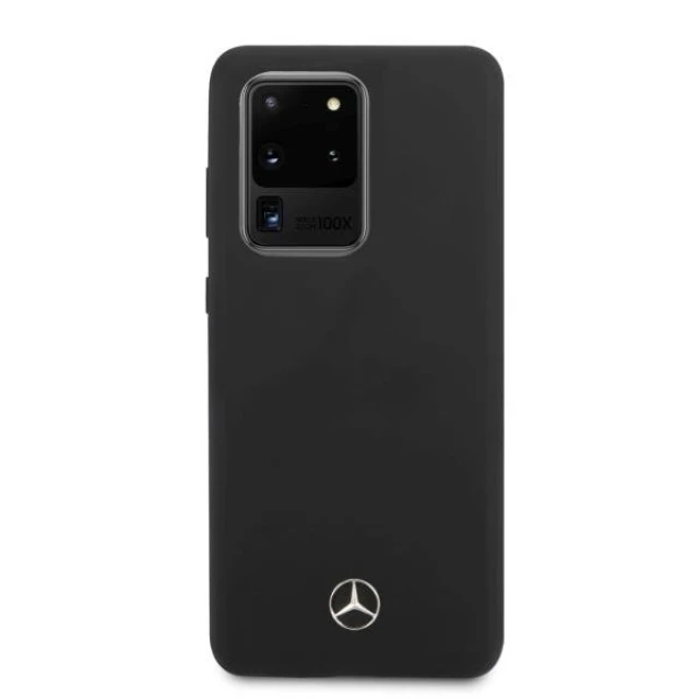 Чохол Mercedes для Samsung Galaxy S20 Ultra G988 Silicone Line Black (MEHCS69SILSB)