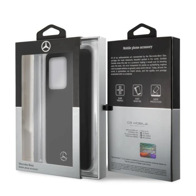 Чохол Mercedes для Samsung Galaxy S20 Ultra G988 Silicone Line Black (MEHCS69SILSB)