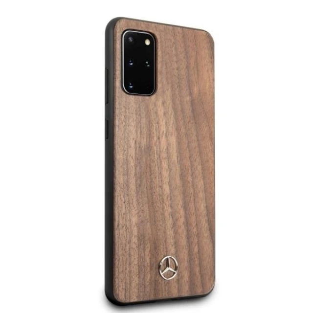 Чохол Mercedes для Samsung Galaxy S20 Plus G985 Wood Line Walnut (MEHCS67VWOLB)