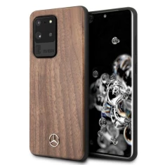 Чохол Mercedes для Samsung Galaxy S20 Ultra G988 Wood Line Walnut (MEHCS69VWOLB)