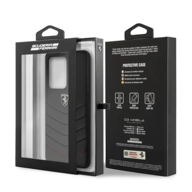 Чохол Ferrari для Samsung Galaxy S20 Ultra G988 Heritage Black (FEHQUHCS69BK)