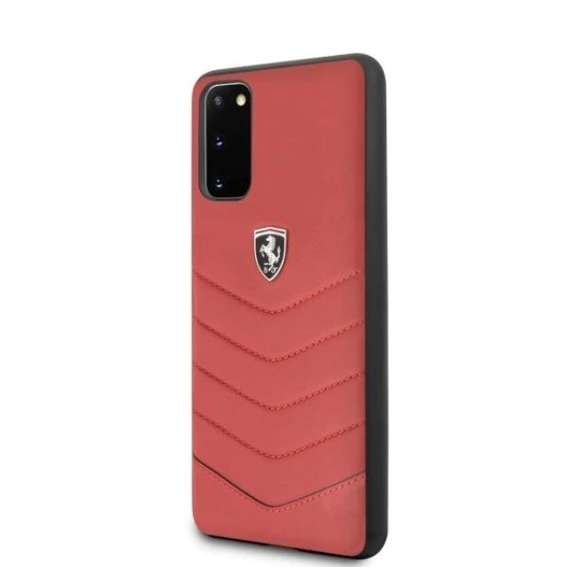 Чехол Ferrari для Samsung Galaxy S20 G980 Heritage Red (FEHQUHCS62RE)