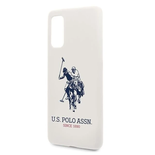 Чохол U.S. Polo Assn Silicone Collection для Samsung Galaxy S20 G980 White (USHCS62SLHRWH)
