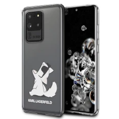 Чехол Karl Lagerfeld Choupette Fun для Samsung Galaxy S20 Ultra Transparent (KLHCS69CFNRC)