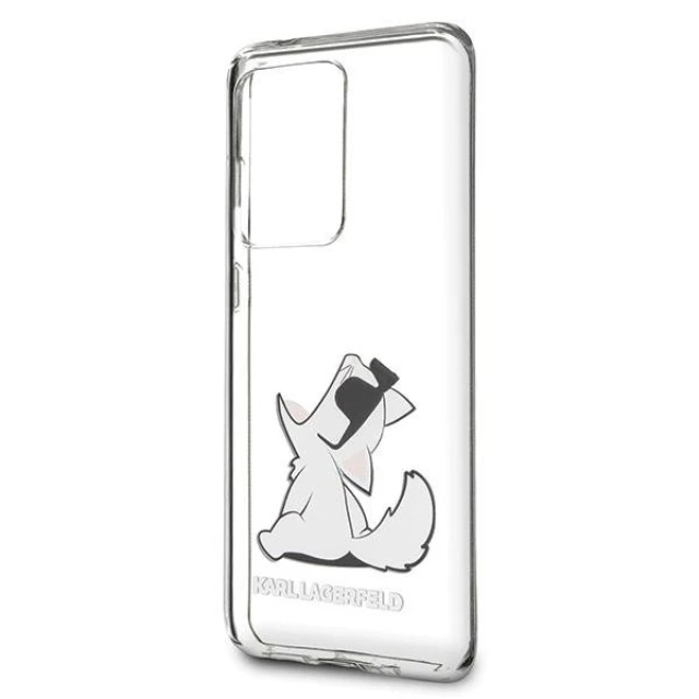 Чохол Karl Lagerfeld Choupette Fun для Samsung Galaxy S20 Ultra Transparent (KLHCS69CFNRC)