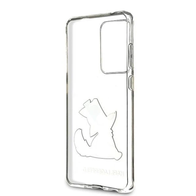 Чохол Karl Lagerfeld Choupette Fun для Samsung Galaxy S20 Ultra Transparent (KLHCS69CFNRC)