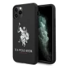 Чохол U.S. Polo Assn Silicone Collection для iPhone 11 Pro Max Black (USHCN65SLHRBK)