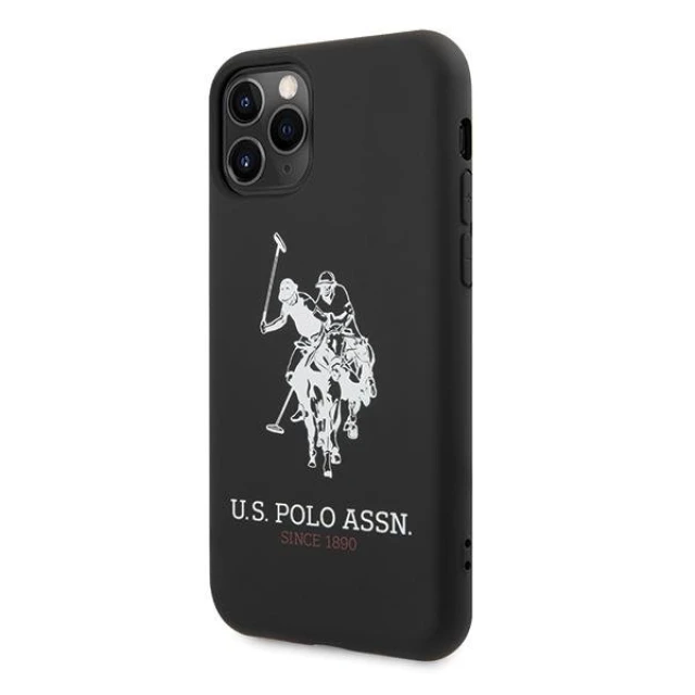 Чохол U.S. Polo Assn Silicone Collection для iPhone 11 Pro Max Black (USHCN65SLHRBK)