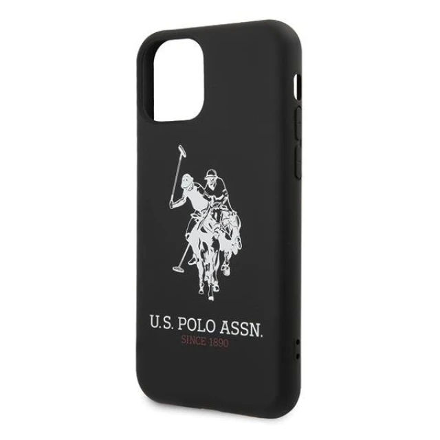 Чохол U.S. Polo Assn Silicone Collection для iPhone 11 Pro Max Black (USHCN65SLHRBK)