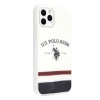 Чохол U.S. Polo Assn Tricolor Pattern Collection для iPhone 11 Pro Max White (USHCN65PCSTRB)