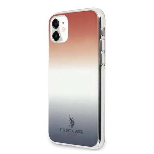 Чехол U.S. Polo Assn Gradient Pattern Collection для iPhone 11 Blue Red (USHCN61TRDGRB)