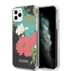 Чохол Guess Flower Collection для iPhone 11 Pro Max Black (GUHCN65IMLFL01)
