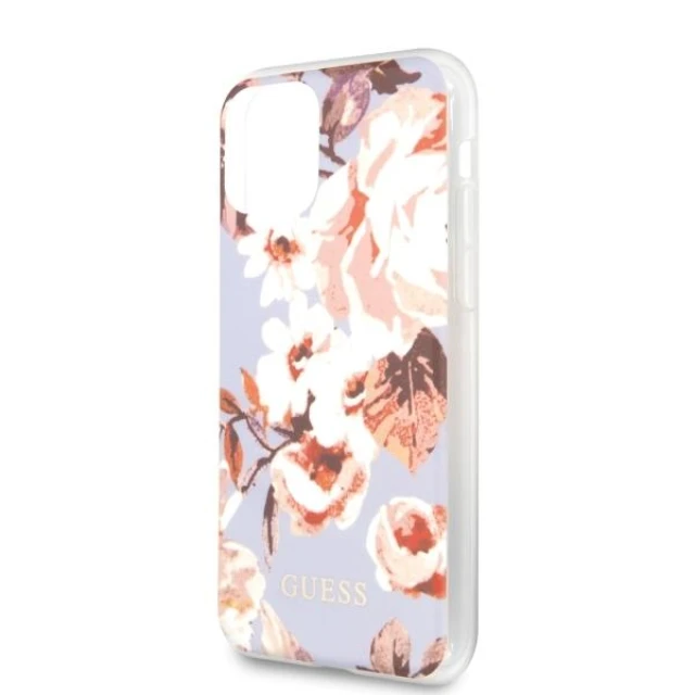 Чехол Guess Flower Collection для iPhone 11 Pro Max Lilac (GUHCN65IMLFL02)