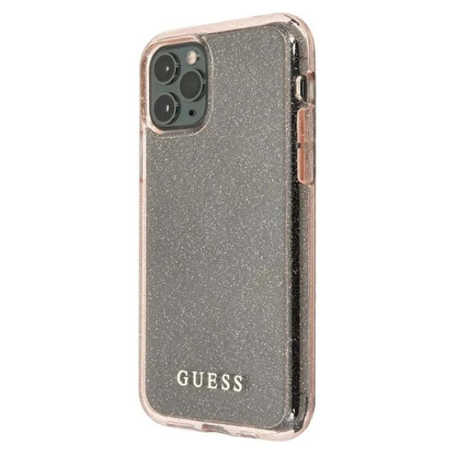 Чохол Guess Glitter для iPhone 11 Pro Pink (GUHCN58PCGLPI)